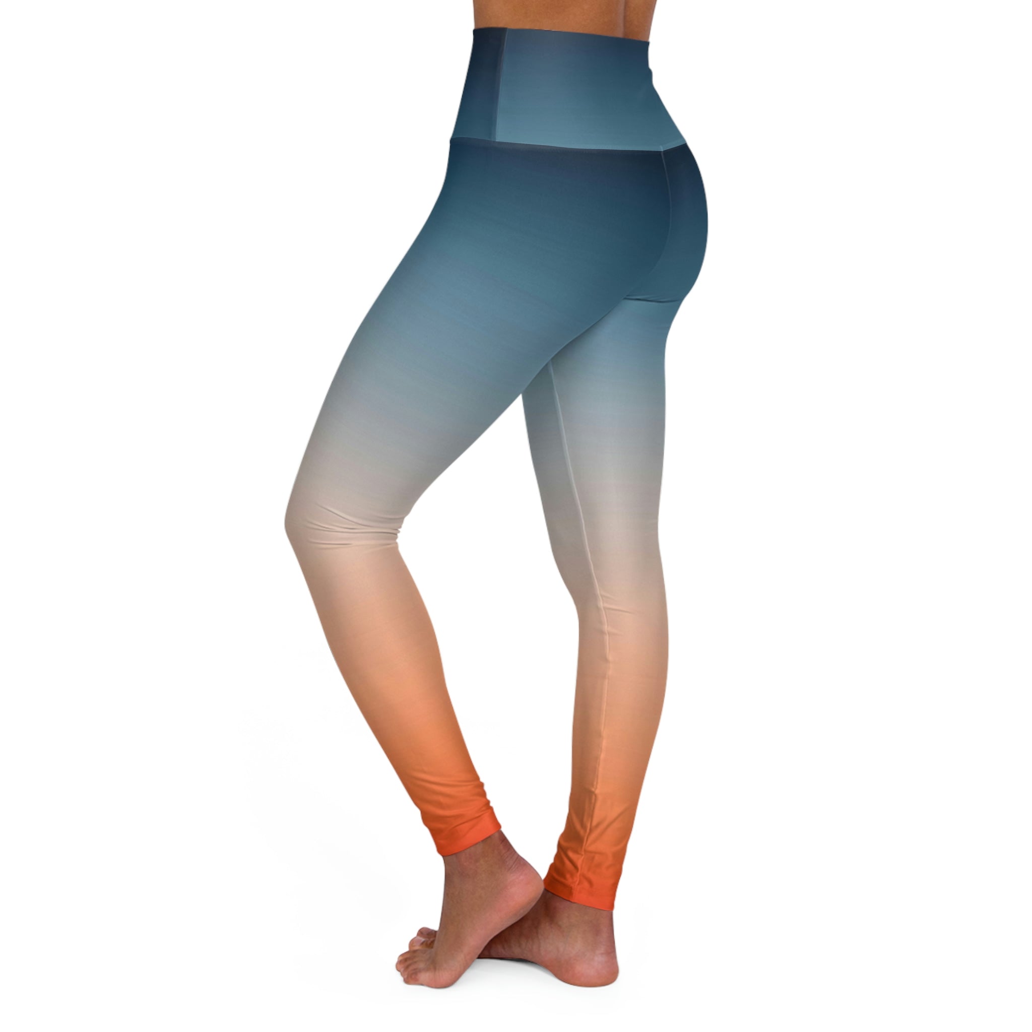 SHE REBEL - Two Tone Ombre Yoga Leggings